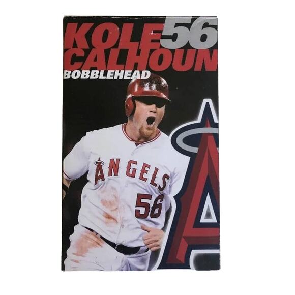 Anaheim Angels Kole Calhoun 56 Mlb Wall Catch New￼ - Picture 1 of 10